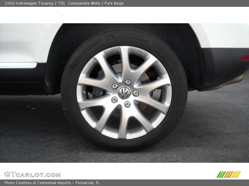 Campanella White / Pure Beige 2009 Volkswagen Touareg 2 TDI