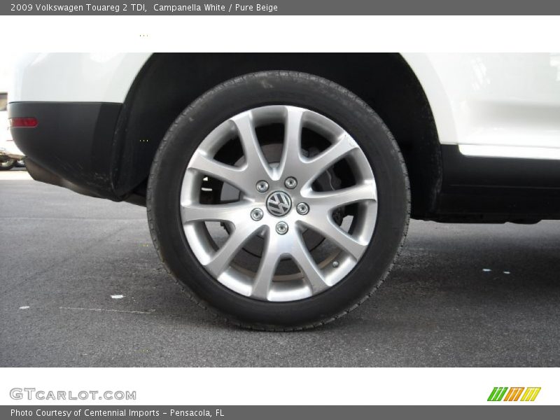 Campanella White / Pure Beige 2009 Volkswagen Touareg 2 TDI