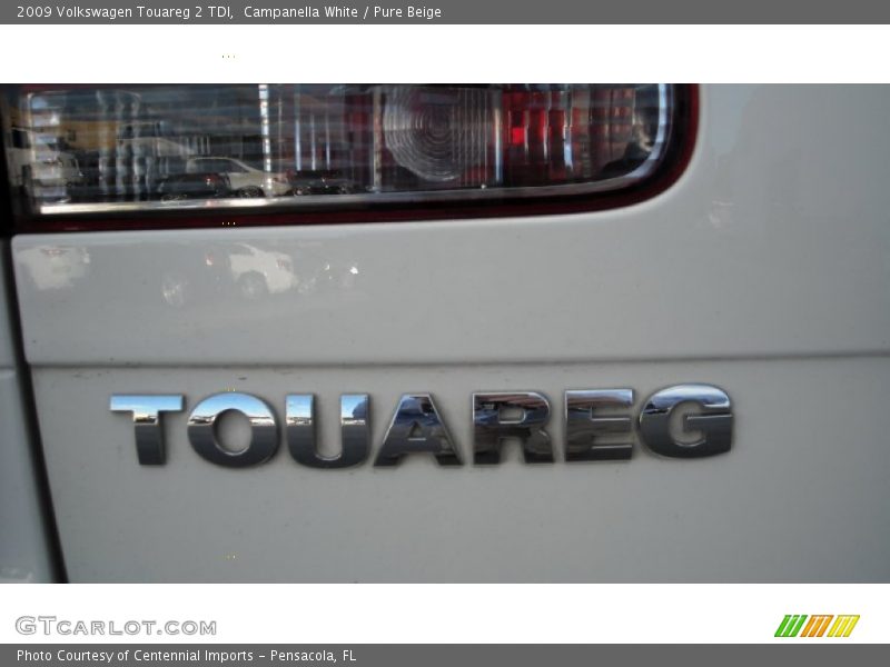 Campanella White / Pure Beige 2009 Volkswagen Touareg 2 TDI