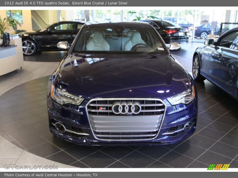 Estoril Blue Crystal / Lunar Silver 2013 Audi S6 4.0 TFSI quattro Sedan