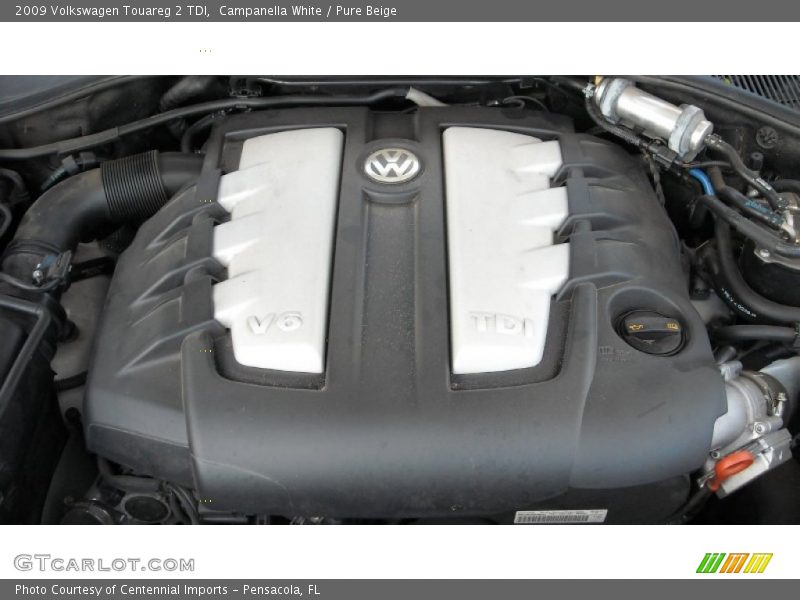 Campanella White / Pure Beige 2009 Volkswagen Touareg 2 TDI