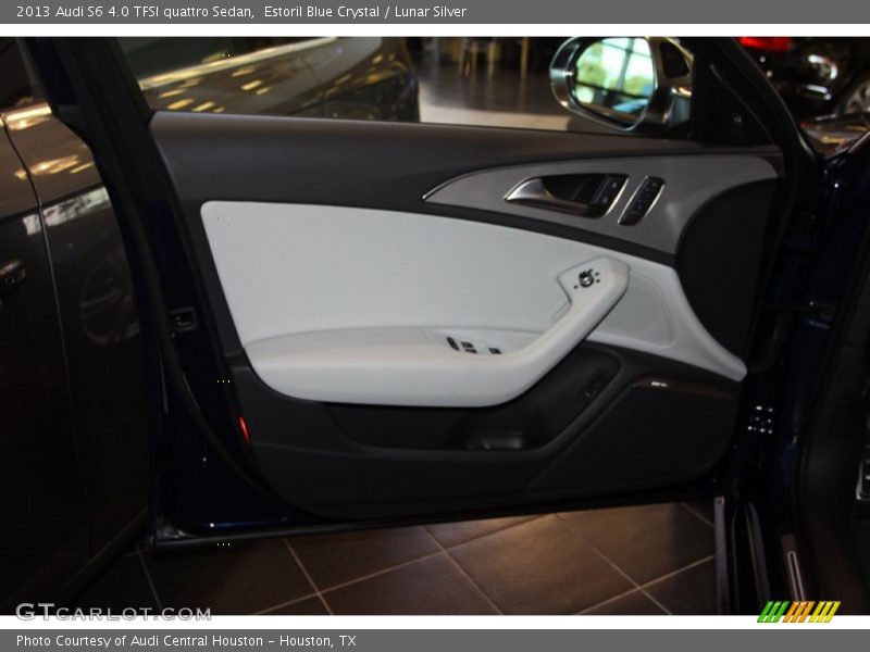 Estoril Blue Crystal / Lunar Silver 2013 Audi S6 4.0 TFSI quattro Sedan