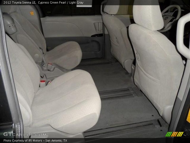 Cypress Green Pearl / Light Gray 2012 Toyota Sienna LE