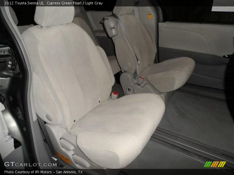 Cypress Green Pearl / Light Gray 2012 Toyota Sienna LE