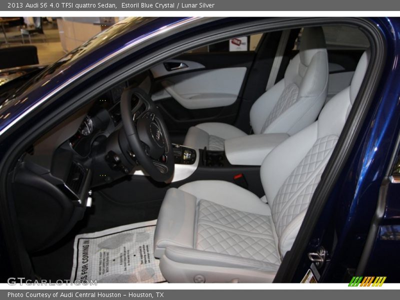 Estoril Blue Crystal / Lunar Silver 2013 Audi S6 4.0 TFSI quattro Sedan