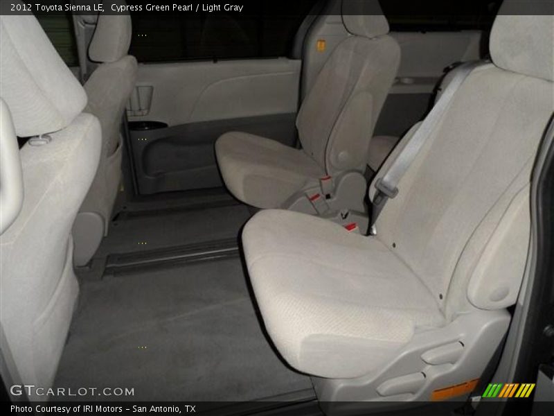 Cypress Green Pearl / Light Gray 2012 Toyota Sienna LE