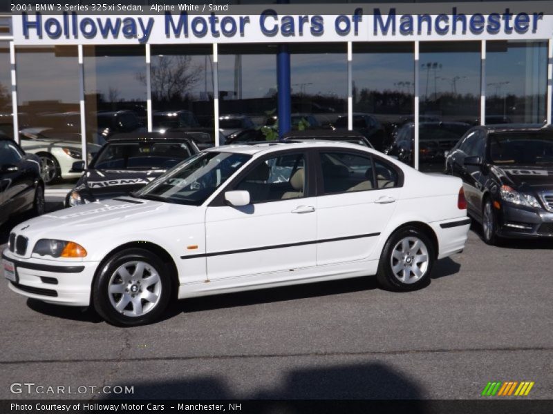 Alpine White / Sand 2001 BMW 3 Series 325xi Sedan
