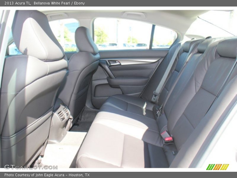 Rear Seat of 2013 TL 