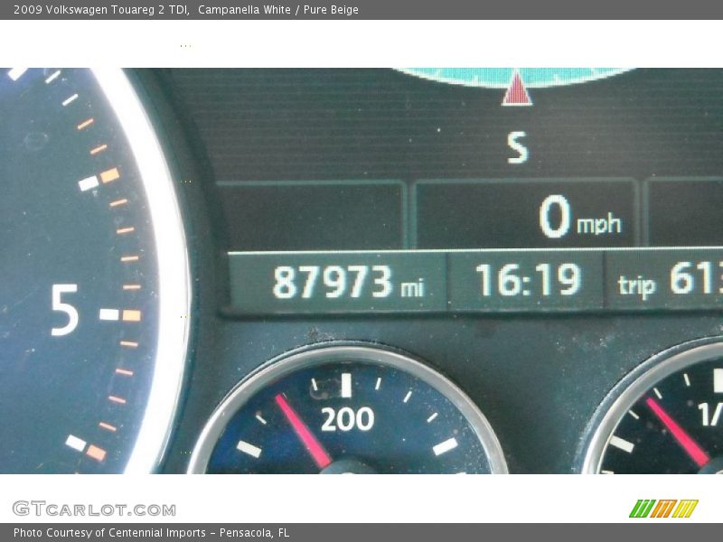 Campanella White / Pure Beige 2009 Volkswagen Touareg 2 TDI