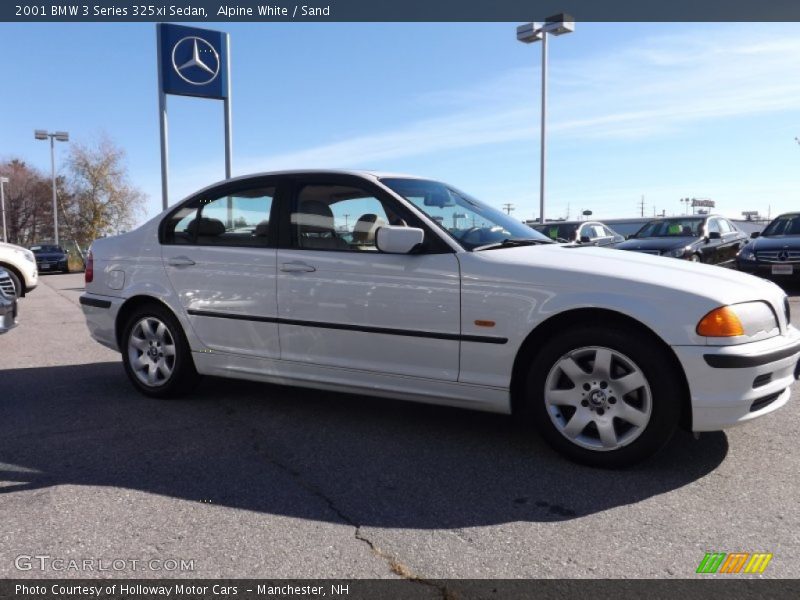 Alpine White / Sand 2001 BMW 3 Series 325xi Sedan
