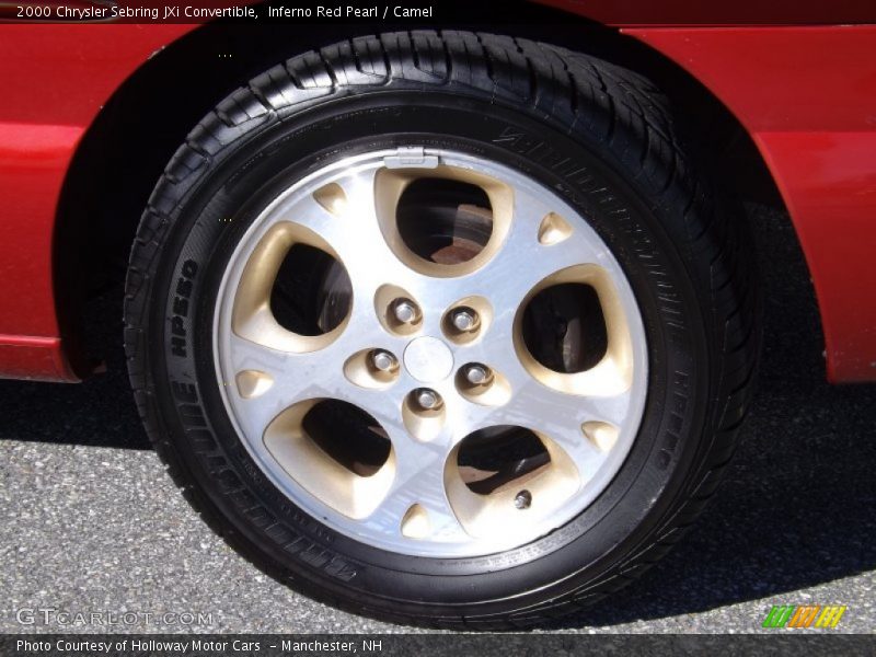 Inferno Red Pearl / Camel 2000 Chrysler Sebring JXi Convertible