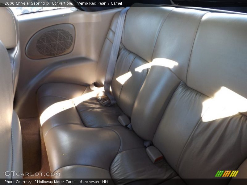 Inferno Red Pearl / Camel 2000 Chrysler Sebring JXi Convertible