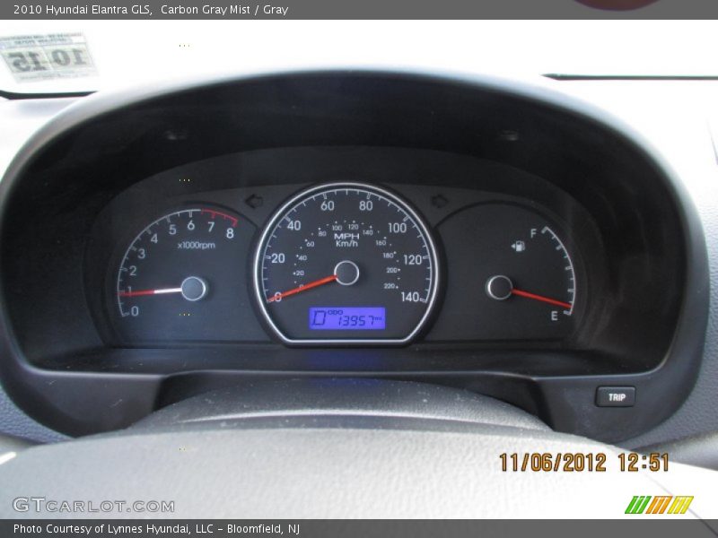 Carbon Gray Mist / Gray 2010 Hyundai Elantra GLS