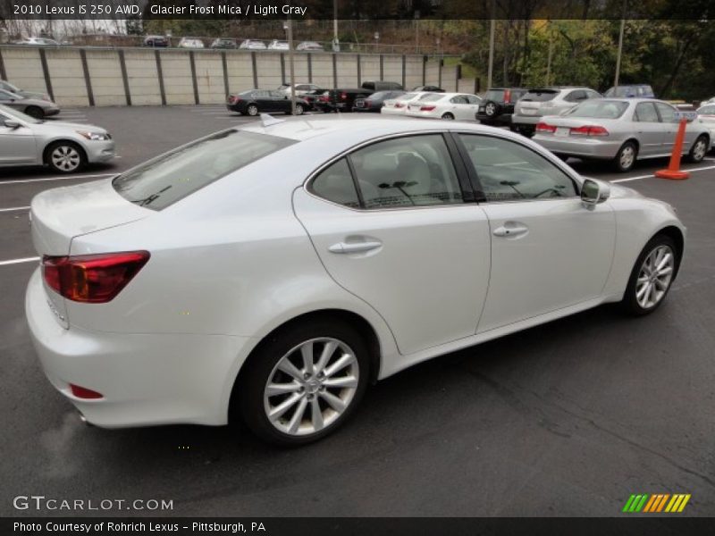 Glacier Frost Mica / Light Gray 2010 Lexus IS 250 AWD