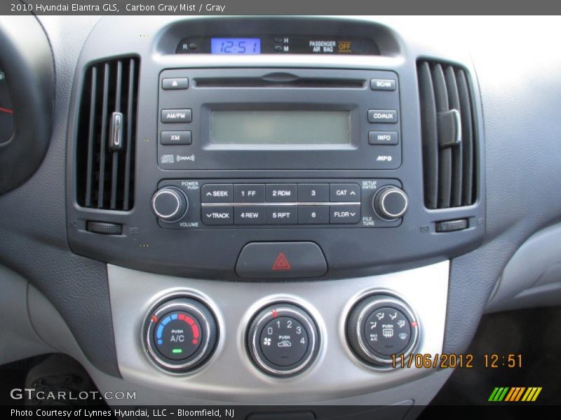 Carbon Gray Mist / Gray 2010 Hyundai Elantra GLS