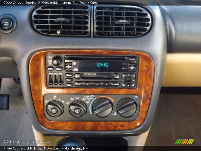 Inferno Red Pearl / Camel 2000 Chrysler Sebring JXi Convertible