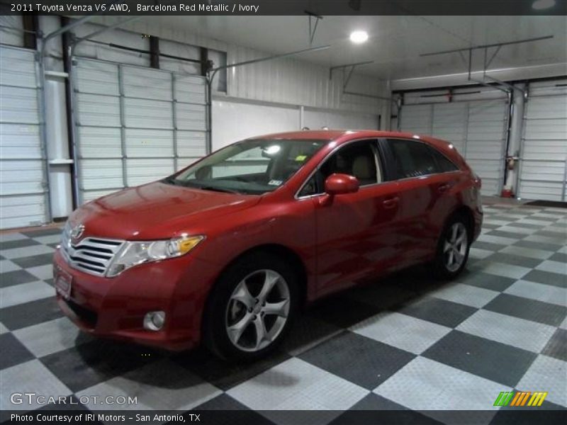 Barcelona Red Metallic / Ivory 2011 Toyota Venza V6 AWD