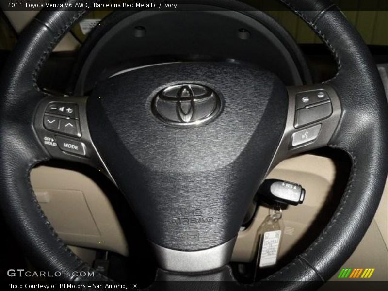 Barcelona Red Metallic / Ivory 2011 Toyota Venza V6 AWD