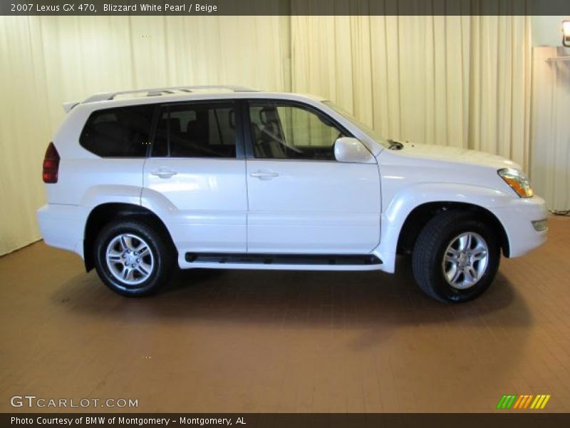 Blizzard White Pearl / Beige 2007 Lexus GX 470