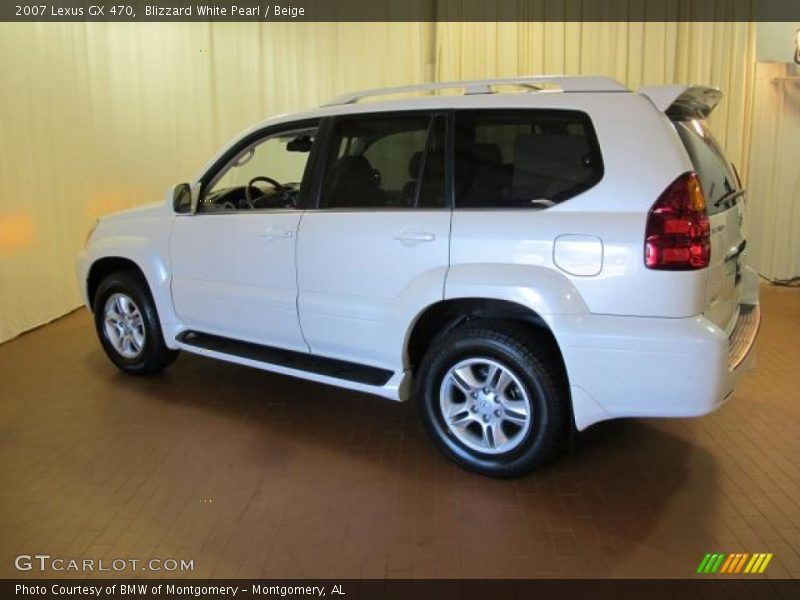 Blizzard White Pearl / Beige 2007 Lexus GX 470