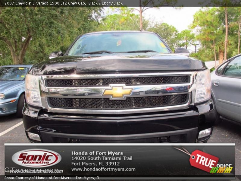 Black / Ebony Black 2007 Chevrolet Silverado 1500 LTZ Crew Cab