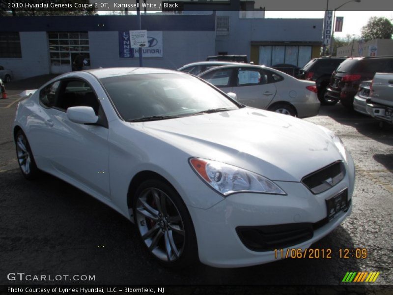 Karussell White / Black 2010 Hyundai Genesis Coupe 2.0T