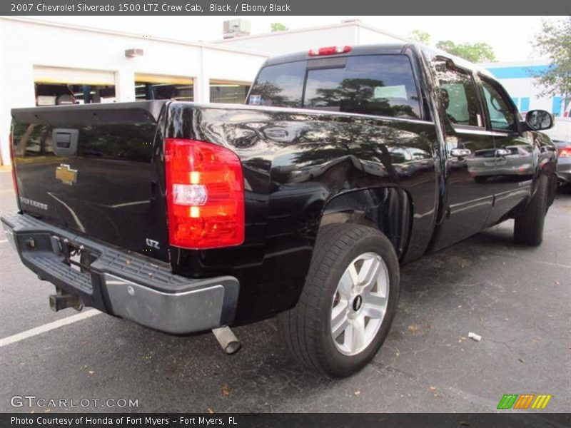 Black / Ebony Black 2007 Chevrolet Silverado 1500 LTZ Crew Cab