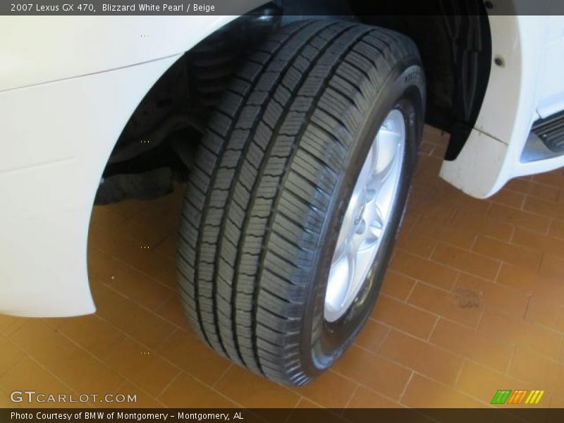 Blizzard White Pearl / Beige 2007 Lexus GX 470