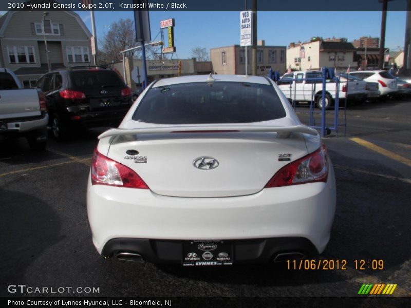 Karussell White / Black 2010 Hyundai Genesis Coupe 2.0T