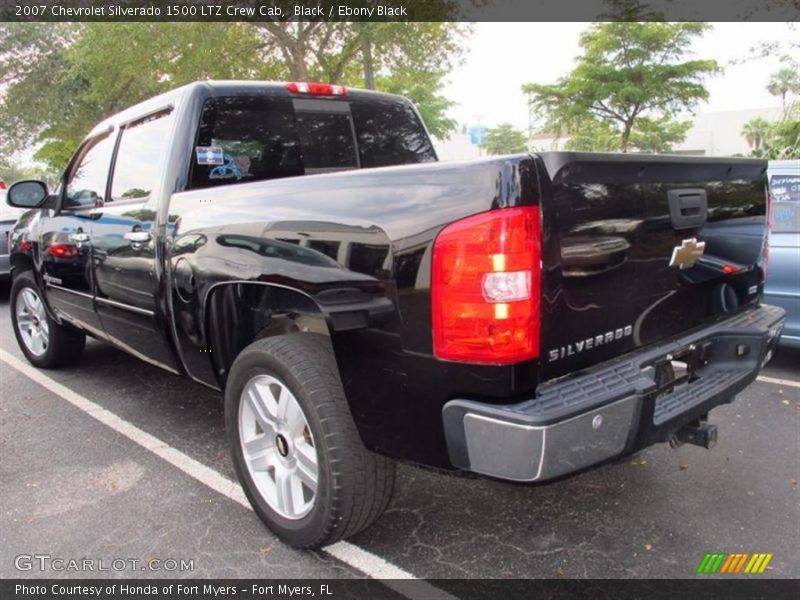 Black / Ebony Black 2007 Chevrolet Silverado 1500 LTZ Crew Cab