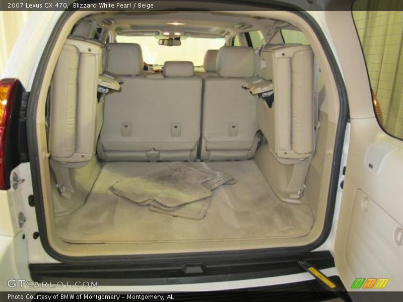 Blizzard White Pearl / Beige 2007 Lexus GX 470