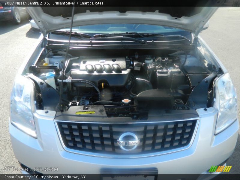 Brilliant Silver / Charcoal/Steel 2007 Nissan Sentra 2.0 S