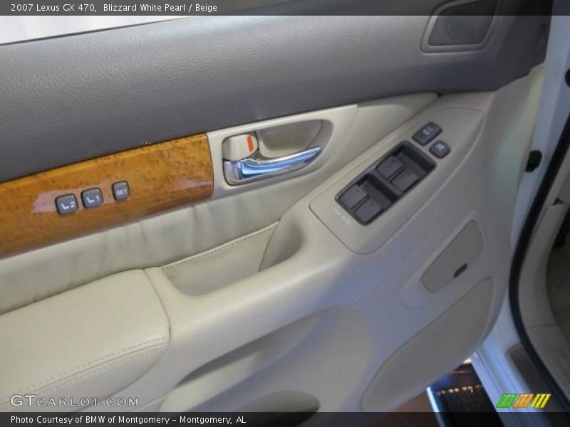 Blizzard White Pearl / Beige 2007 Lexus GX 470