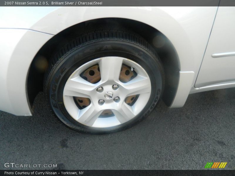 Brilliant Silver / Charcoal/Steel 2007 Nissan Sentra 2.0 S