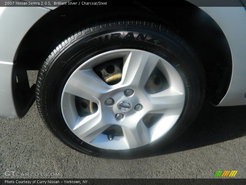 Brilliant Silver / Charcoal/Steel 2007 Nissan Sentra 2.0 S