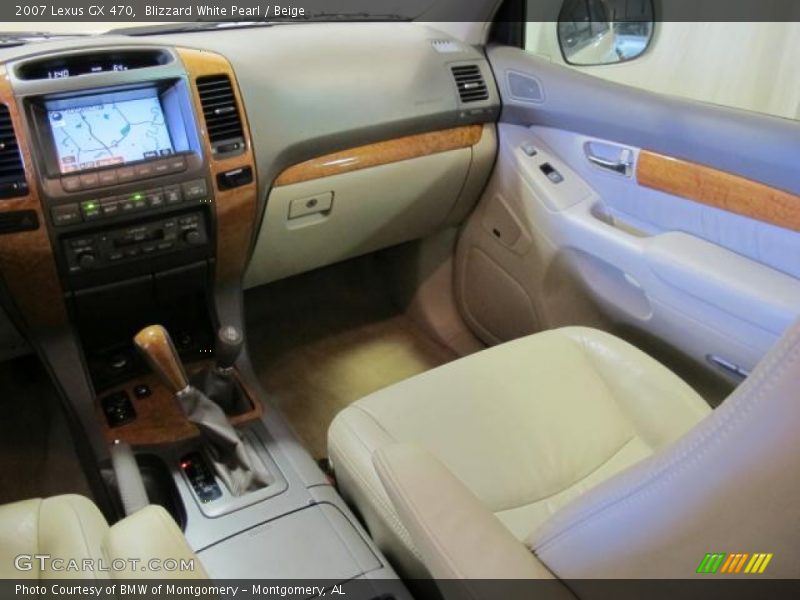 Blizzard White Pearl / Beige 2007 Lexus GX 470