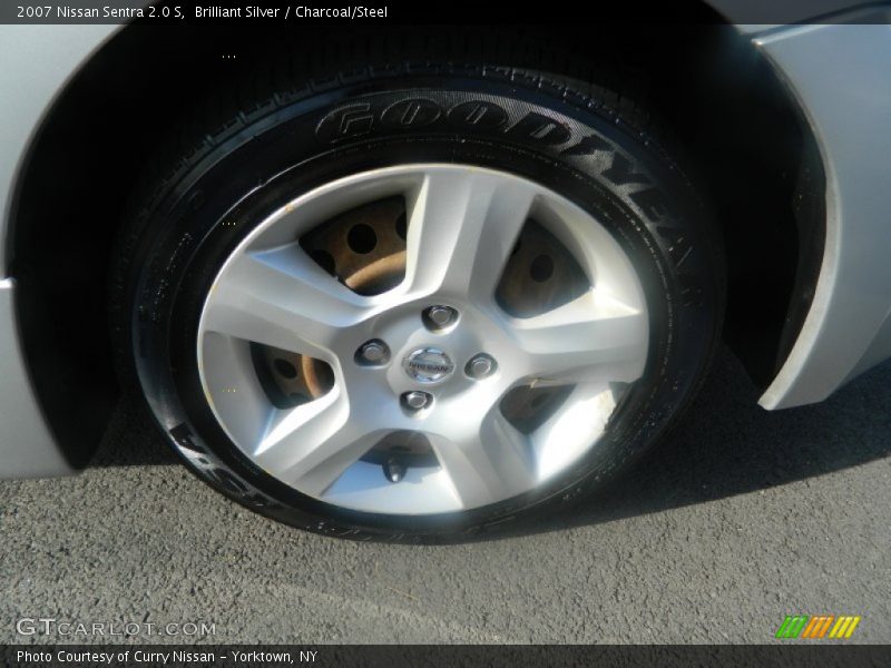 Brilliant Silver / Charcoal/Steel 2007 Nissan Sentra 2.0 S