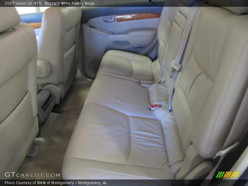 Blizzard White Pearl / Beige 2007 Lexus GX 470