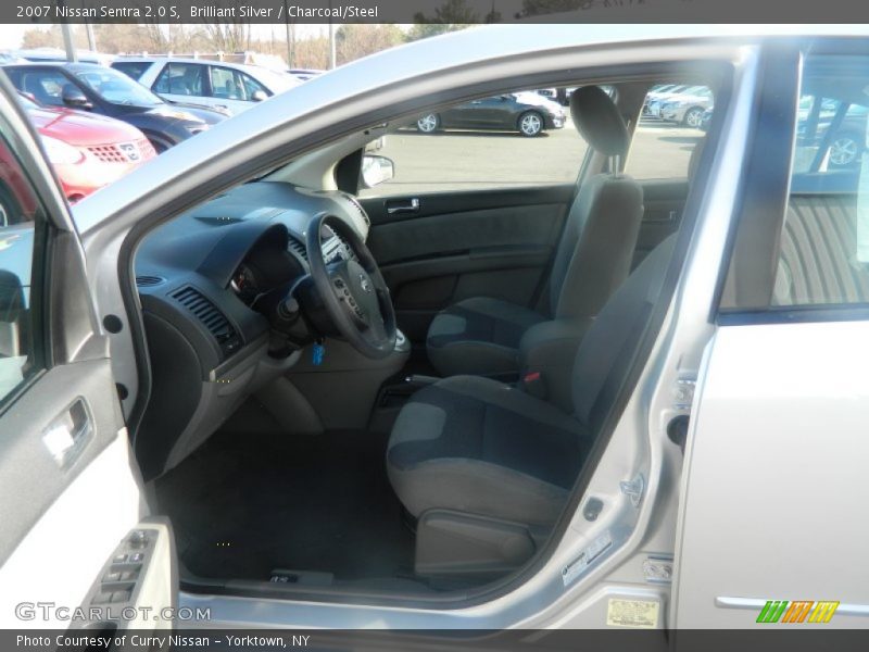 Brilliant Silver / Charcoal/Steel 2007 Nissan Sentra 2.0 S