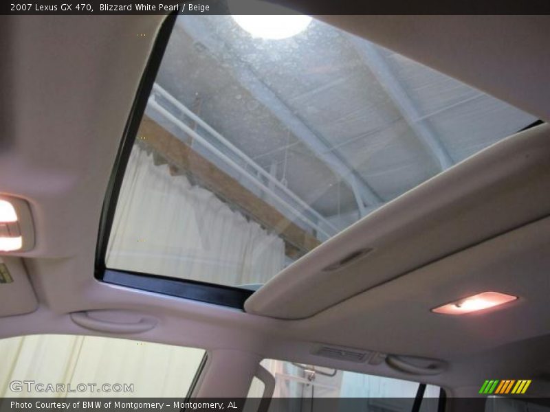 Blizzard White Pearl / Beige 2007 Lexus GX 470