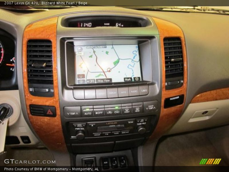 Blizzard White Pearl / Beige 2007 Lexus GX 470