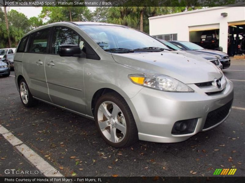 Platinum Silver Metallic / Black 2006 Mazda MAZDA5 Sport