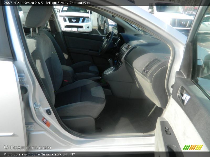 Brilliant Silver / Charcoal/Steel 2007 Nissan Sentra 2.0 S