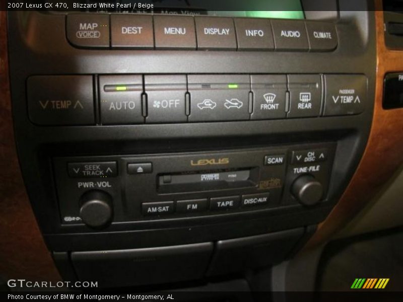 Blizzard White Pearl / Beige 2007 Lexus GX 470