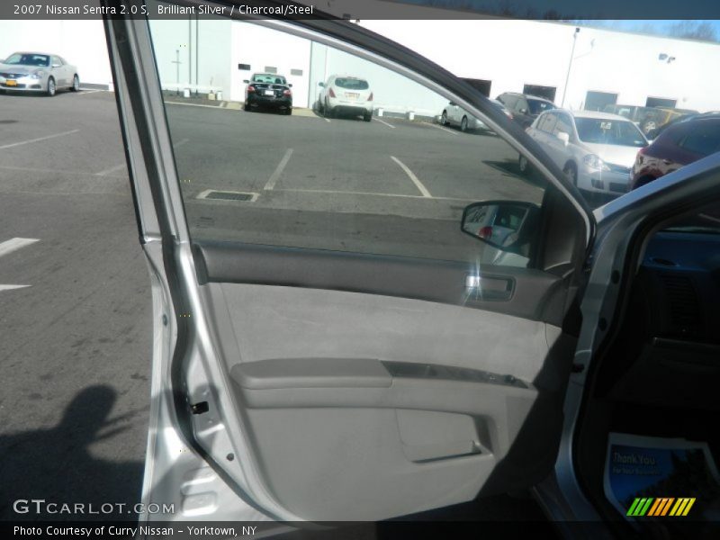 Brilliant Silver / Charcoal/Steel 2007 Nissan Sentra 2.0 S
