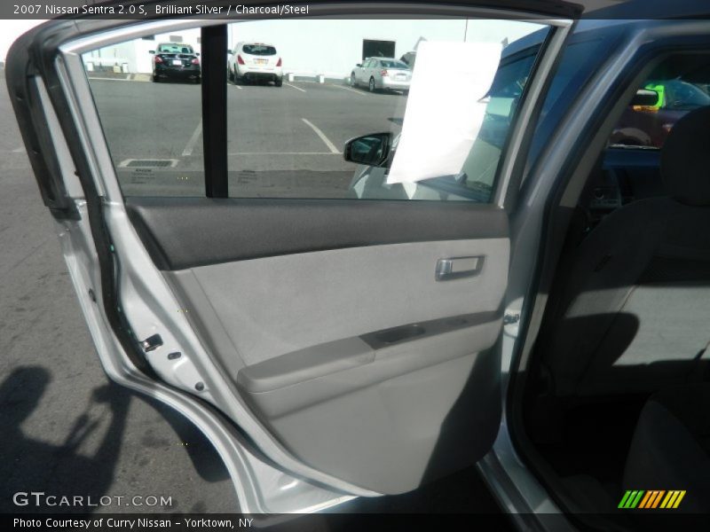 Brilliant Silver / Charcoal/Steel 2007 Nissan Sentra 2.0 S