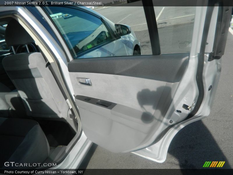 Brilliant Silver / Charcoal/Steel 2007 Nissan Sentra 2.0 S