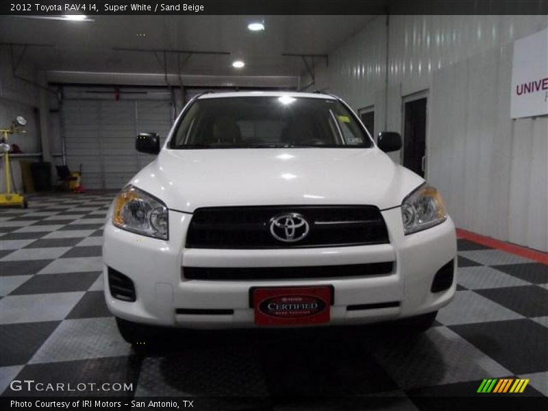 Super White / Sand Beige 2012 Toyota RAV4 I4