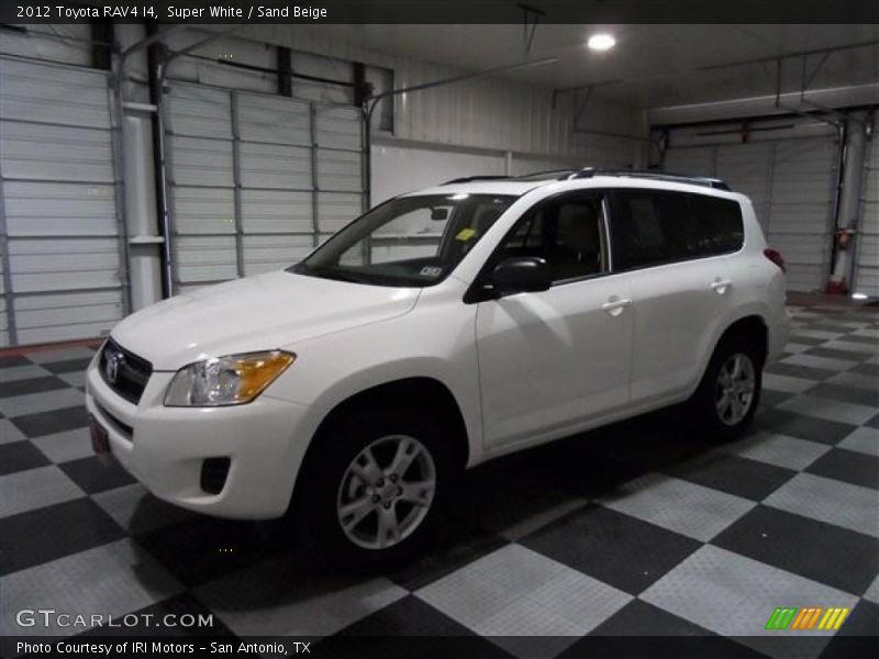 Super White / Sand Beige 2012 Toyota RAV4 I4
