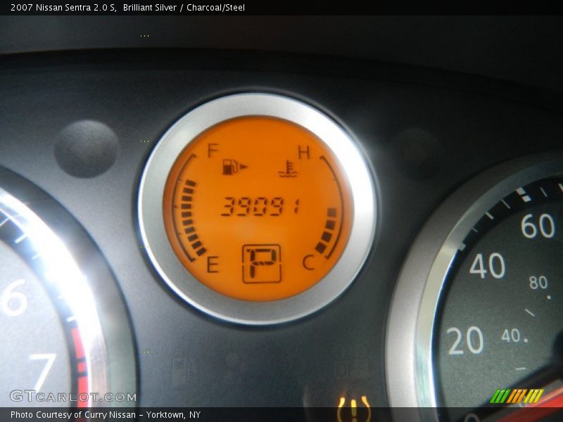 Brilliant Silver / Charcoal/Steel 2007 Nissan Sentra 2.0 S